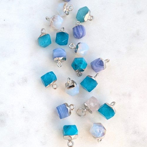 Ásvány medálok (ezüst foglalattal)