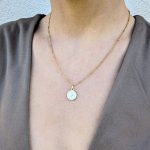 Szivecskemintás kerek medál