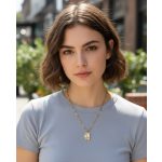 Camera medál cirkóniakővel