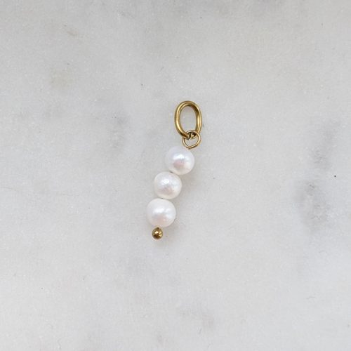 Háromgyöngyös charm