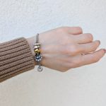 Cirkóniaköves fém karika charm