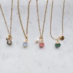 Ásványfüggős nyaklánc igazgyönggyel