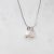 Ásványfüggős nyaklánc gyönggyel (ezüst)