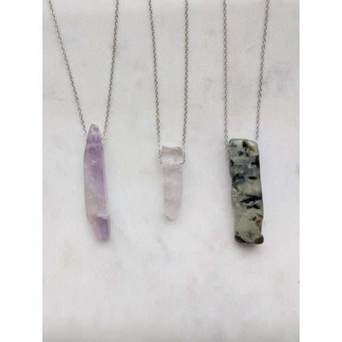 Természetes ásvány medálos nyaklánc