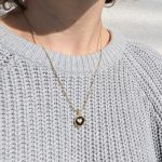 Black moon medálos nyaklánc