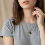 Black moon medálos nyaklánc