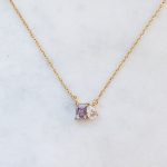 Lilac kétköves nyaklánc