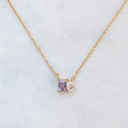 Lilac kétköves nyaklánc