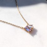Lilac kétköves nyaklánc