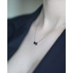 Betűs nemesacél nyaklánc (ezüst változat)