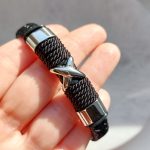 Nemesacél-fonott karkötő X mintával