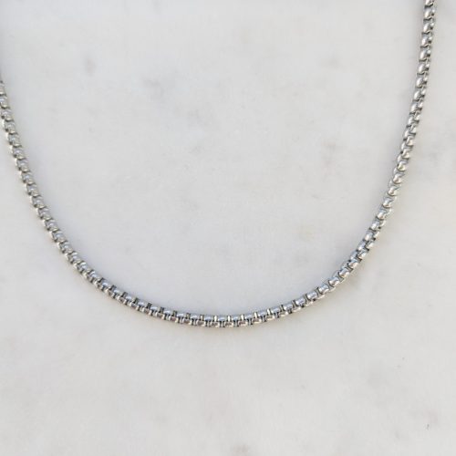 Kockalánc nyaklánc (3 mm vastag)