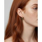 Ásványkarikás fülbevaló (arany és ezüst változatok)