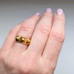 Szegecses gyűrű (nemesacél)