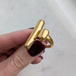 Silver lines gyűrű (nemesacél)