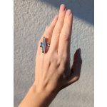 Silver lines gyűrű (nemesacél)