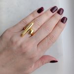 Silver lines gyűrű (nemesacél)