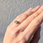 Szív cirkóniaköves gyűrű (nemesacél)