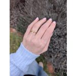 Dewdrop gyűrű apró kerek kövekkel