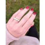 Magicmoon opál gyűrű csepp alakú kövekkel