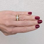 Magicmoon opál gyűrű kerek kövekkel