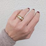 Magicmoon opál gyűrű kerek kövekkel