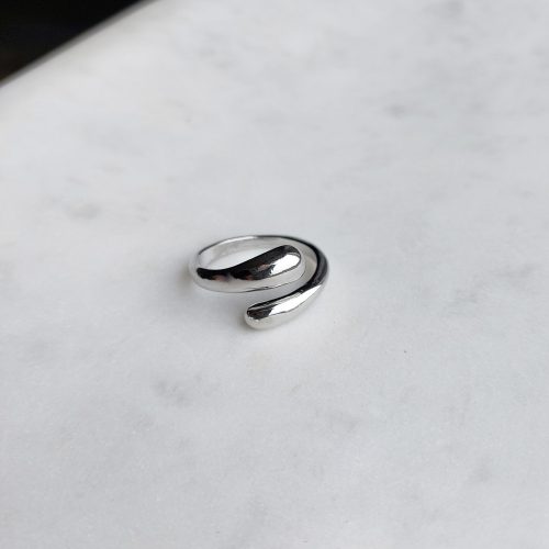 Teardrop gyűrű ezüst