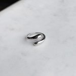 Teardrop állítható gyűrű (ezüst szín)