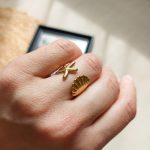 Kagyló és tengericsillag gyűrű