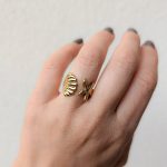 Kagyló és tengericsillag gyűrű