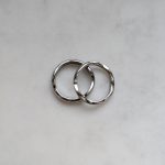 Rusztikus gyűrű (vékony és vastag változat) ezüst