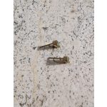 Téglalap köves fülbevaló (több színben)