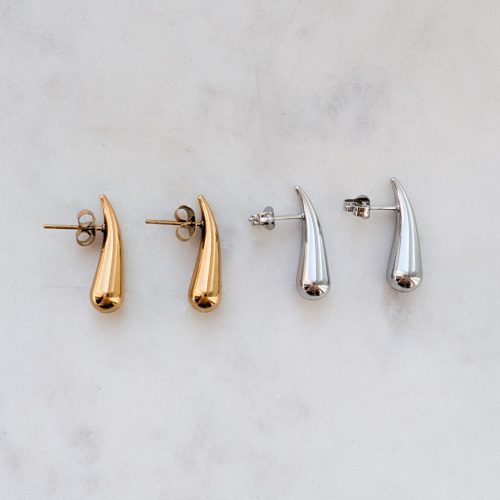 Longdrop fülbevaló (arany, ezüst változat)