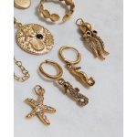 Seahorse tengericsikós karikafülbevaló