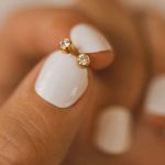 Sena köves fülbevaló