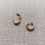 Kis karika csatos (8 mm) (arany,ezüst)