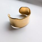 XL széles nemesacél karperec