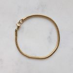 Vastag kígyólánc karkötő (2mm)