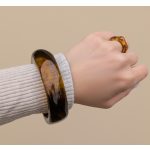 Áttetsző vastag karperec