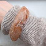 Áttetsző vastag karperec