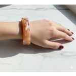 Áttetsző vastag karperec