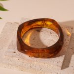 Áttetsző vastag karperec