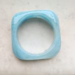 Áttetsző vastag karperec