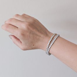 Cirkóniaköves gumis karkötő (arany, ezüst változatban)