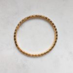 Cirkóniaköves gumis karkötő (arany, ezüst változatban)