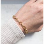 Ovális láncszemes karkötő 