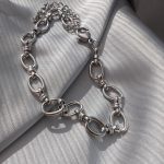 Ovális láncszemes karkötő 