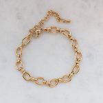 Ovális láncszemes karkötő 