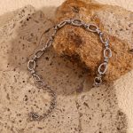 Ovális láncszemes karkötő 