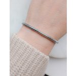 Vastag kígyókarkötő gömb csattal (nemesacél)